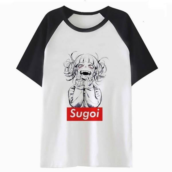 

my hero academia t shirt harajuku streetwear tshirt hop male men funny for clothing hip tee t-shirt, White