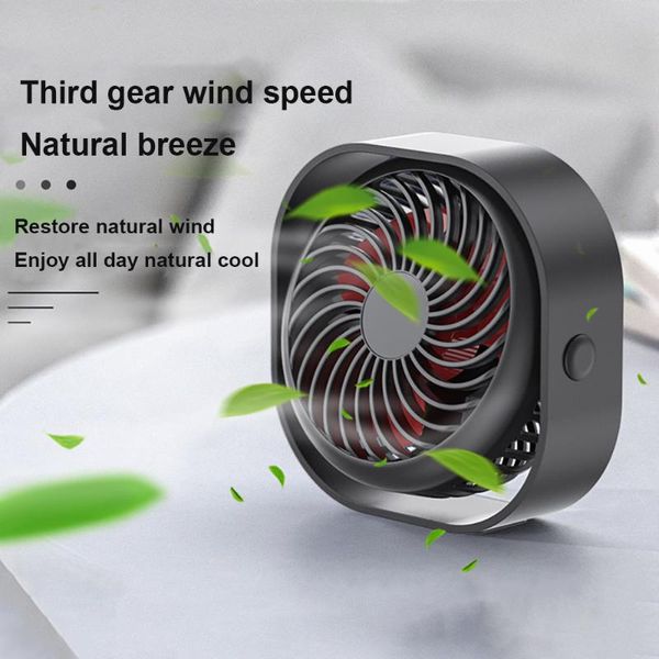 

electric fans vnbbt 360Â° usb fan cooler cooling mini portable 3 speed super mute for office cool car home with 2000mah battery