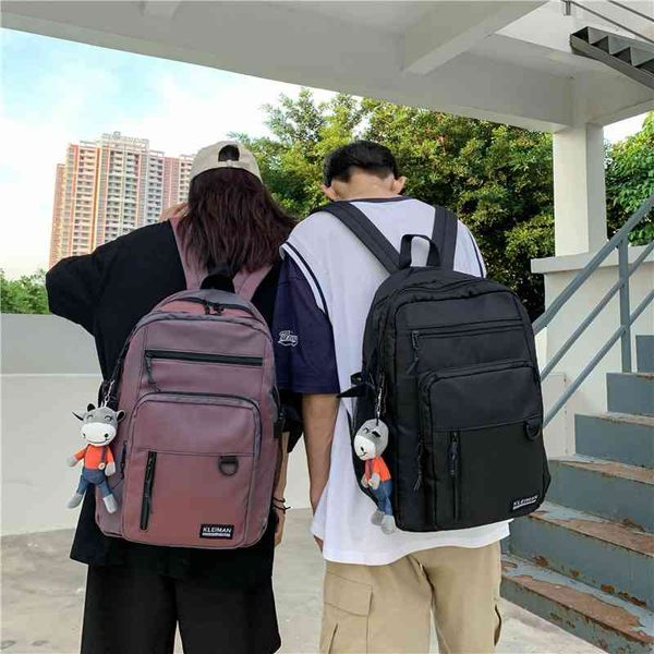 

2021 new fashion capacity schoolbag women's korean version yuansu ulzzang high school students' backpack