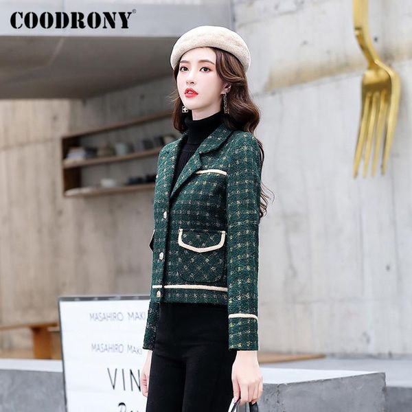 

women's wool & blends brand business casual soft warm female winter woolen coats 2022 korean streetwear fashion windbreaker w9030, Black