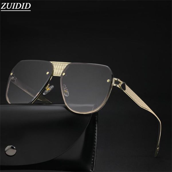 

sunglasses 2021 style fashion zonnebril heren vintage men big frame glasses vasos decorativos luxury masculino, White;black