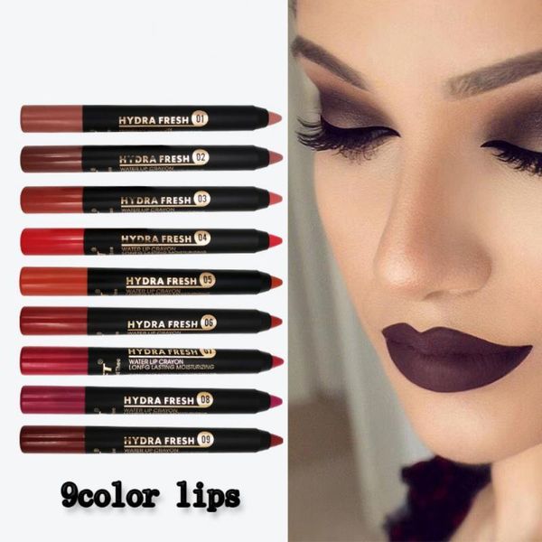 

lip pencils 9 colors liner pencil velvet matte lipliner moisturizing waterproof lasting lipstick professional makeup kit tslm1