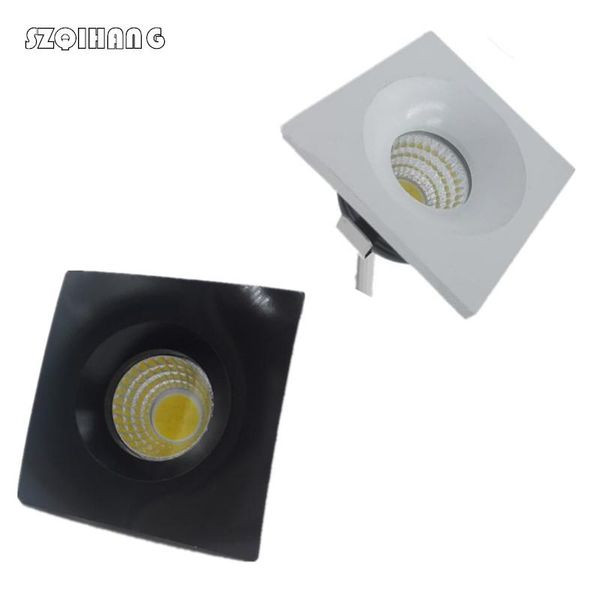 

ceiling lights mini cob square led downlight 3w 5w dimmable foyer living sitting recessed micrio miniature spot down light ac110v/ac220v
