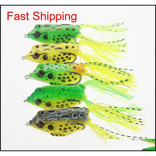 

new ray frog floating artificial freshwater fishing lure 5colors 6.5cm 14g ater fishing pesca ba tdm abc2007