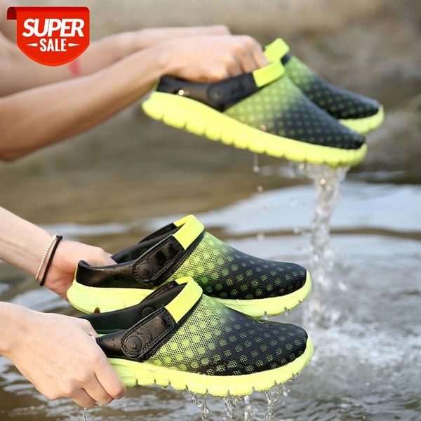 

dudeli 2020 summer men sandals breathable lightweight casual shoes men comfortable swimming water shoes yl532 zapatos hombre #nq7e, Black