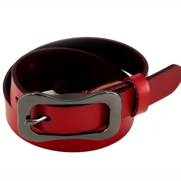 

2021 new famous brand black pin buckle genuine belt for women female cow leather belts clothing accessories n7ua, Black;brown