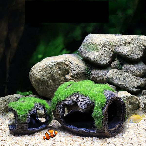 

aquarium decoration fish tank landscaping fish shrimp shelter tree hole ornaments aquascape landscape decor aquarium accessories