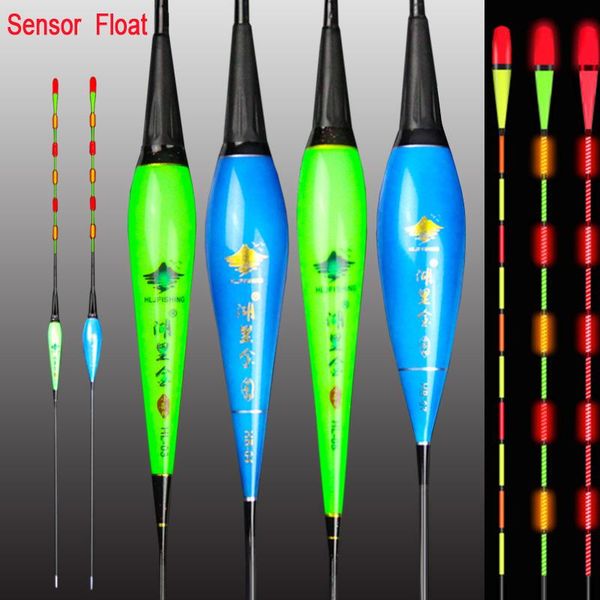 

hljfishing fishing float electric floater gravity sensor smart ic build-in fish baits antenna change color led luminous floater