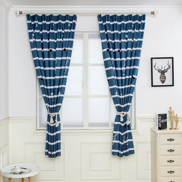 

romantic note pattern printing curtain sliding half shading window door curtain with hooks for bedroom kitchen (100x200)