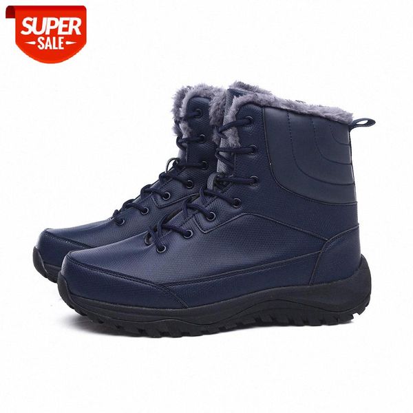 

yween men winter boots 2020 super warming plush snow boots men leather boot high-outdoors shoes bota coturnos masculino #ga75