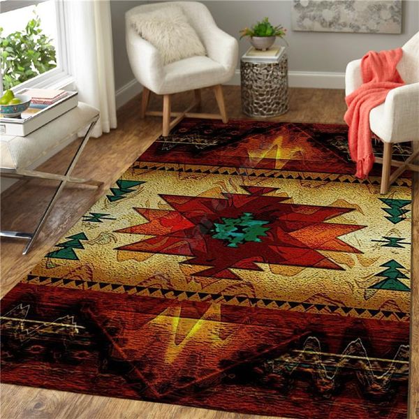 

carpets geometric totem 3d printed rugs mat anti-slip large rug carpet home decoration living flannel bedroom non-slip floor