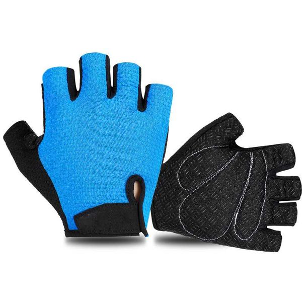 

cycling gloves gloves, breathable short-finger non-slip half-finger mountain bike riding equipment, Black