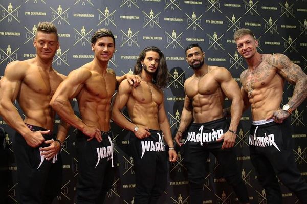 

2021 new men's casual sports gym warrior slim running fitness training pants elastic trousers xrcc, Black