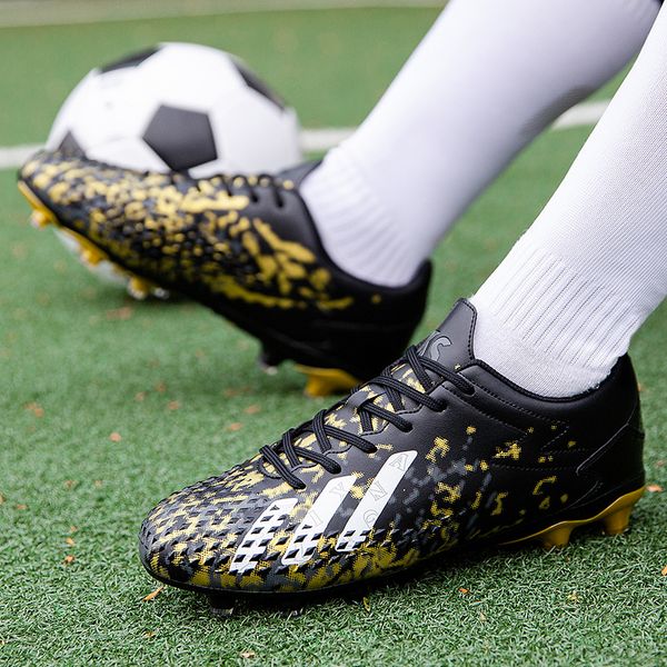 

soccer shoes cleats sneakers men football boots soft adults kids training shoes zapatos de futbol sport tf/fg soccer sneakers