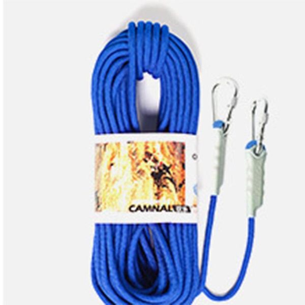 

outdoor gadgets 9.5mm climbing safety rope 10 meters orange escape floating