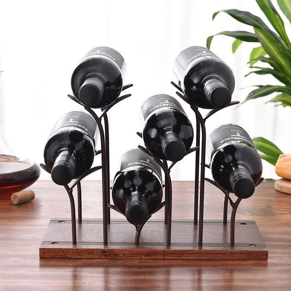 

tablewine racks y shape rack nordic style wrought iron white bottle creative wood home bottles holder furnishings