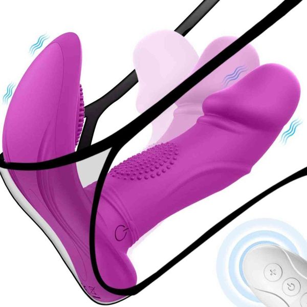NXYVibrator Wireless Remote Control Wearable Panty Farfalla Dildo Vibratore Vaginale G-spot Stimolatore clitorideo Giocattoli adulti del sesso per le donne 1123