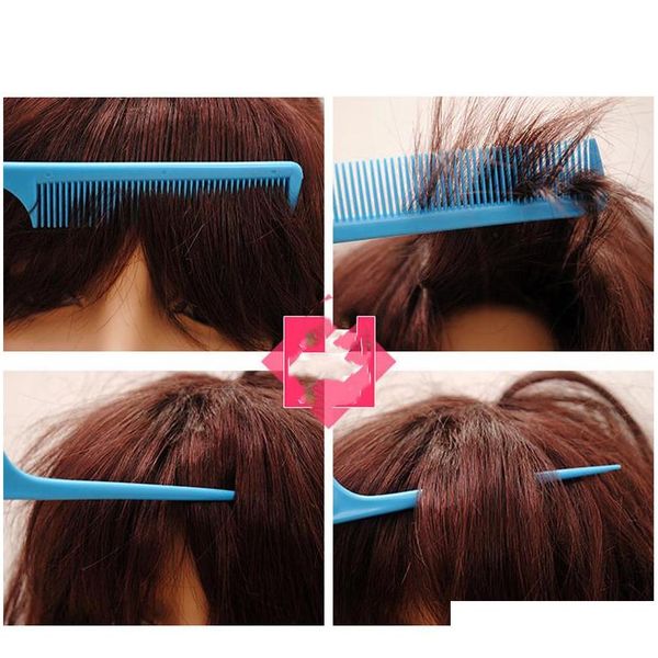 

professional plastic hair combs barber hairdressing hair cutting brush anti-static t jlldwq jhhome