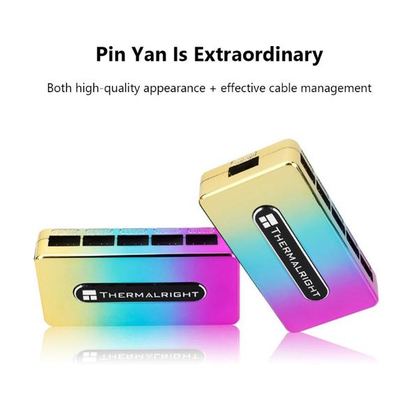 

hubs for thermalright argb hub controller rev.a 3-pin 5v rgb lighting 10 ports chassis fan computer pc control case