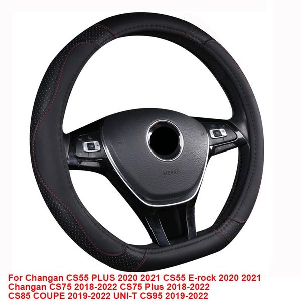 

steering wheel covers d type car cover for changan cs55 plus e-rock 2021 cs75 cs85 coupe uni-t cs95 19-2022