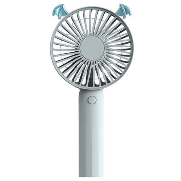 

electric fans portable fan hand-held usb rechargeable blue