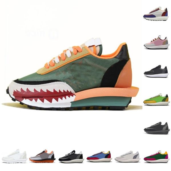 

varsity blue ldv waffle daybreak mens shoes summit white black nylon wolf grey platform women men trainers sports sneakers chaussures, White;red