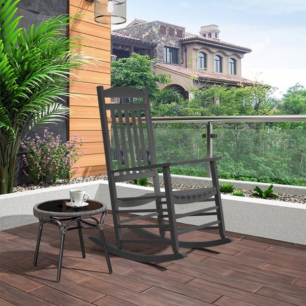 

camp furniture outdoor rocking chair balcony garden recliner lunch break siesta home beach portable