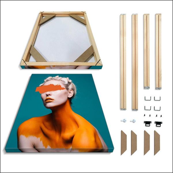

frames simple, diy solid wood frame, canvas painting customizable, po frame kit, craft advertisement, diamond painting,