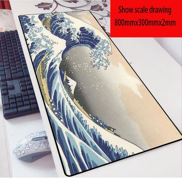 

mouse pads & wrist rests japan famous mount fuji pad 90x40cm anime xxl gaming padmouse gamer lapkeyboard mats for playing game csgo