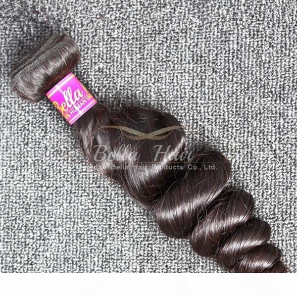 

grade 9a natural color indian hair bundles real human hair extensions 2pcs lot unprocessed loose wave hair extension ing, Black