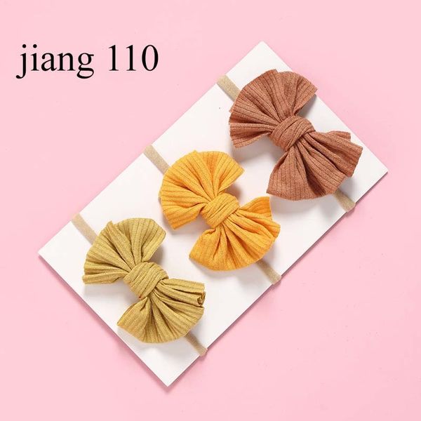

cute big bow hairband baby girls toddler kids elastic headband knotted nylon turban head wraps skinny bow-knot hair accessories, Slivery;white