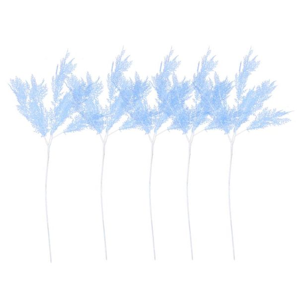 

5pcs artificial rime grass decor simulation pine needle grass for home wedding