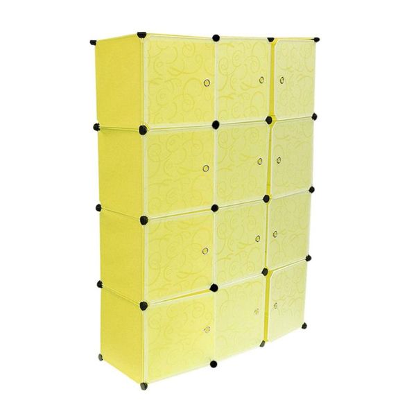 

storage drawers 12 lattice diy assembled wardrobe simple hanging clothes cabinet baby home furniture