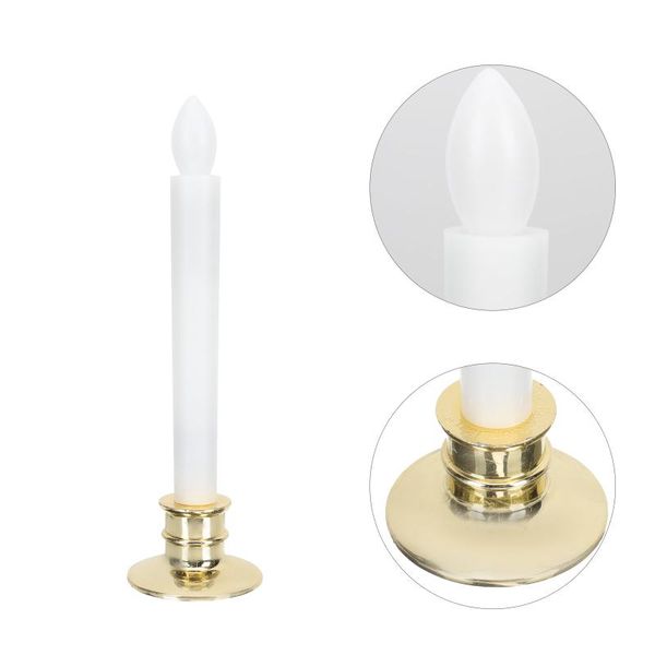 

candles 2pcs multipurpose party luminous led simulated long candle lights