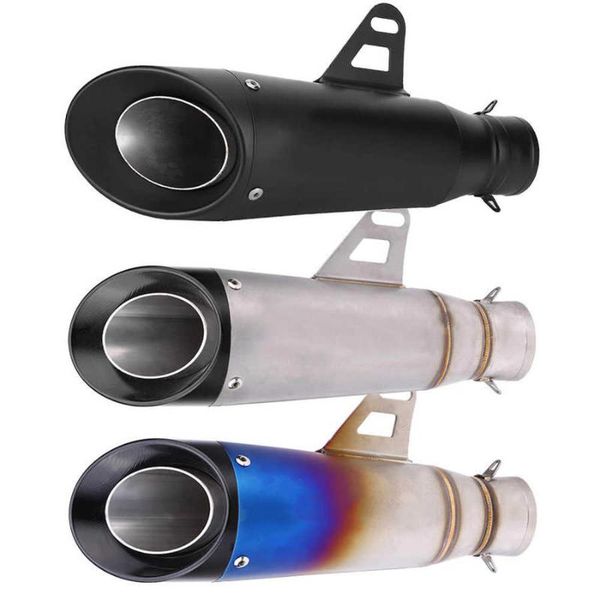 

stainless steel universal motorcycle exhaust muffler tail pipe tailpipe tip