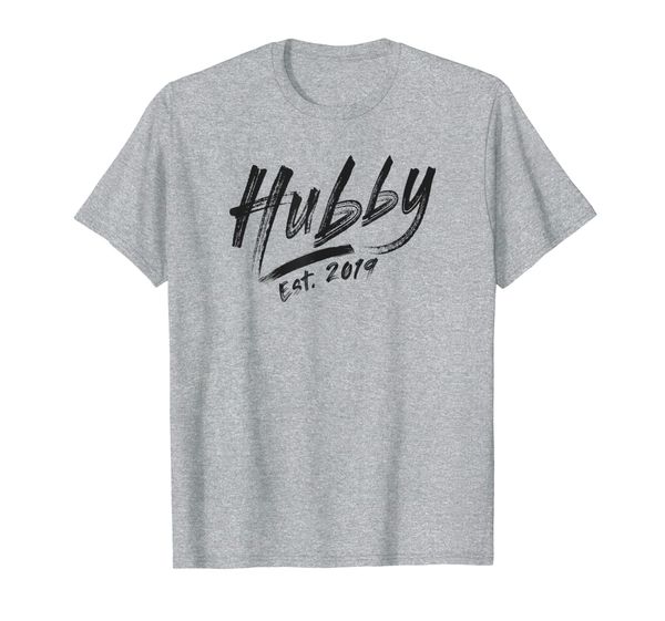 

mens hubby t-shirt, White;black