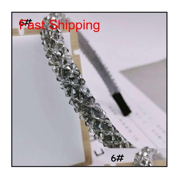 

new red diamond headbands for women of party with crystal 12 pcs de@si#gner head bands rhinestone qylepw lipper, Black;brown