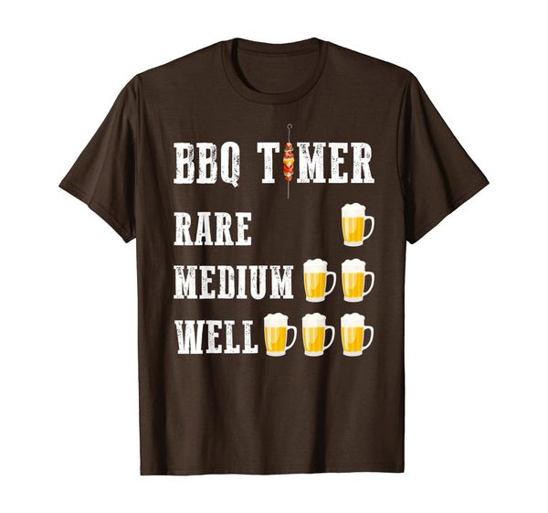 

BBQ Timer Beer Drinking Funny Grilling T-Shirt, Mainly pictures