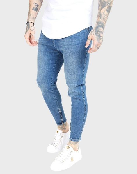 

men's jeans siksilk basic skinny, Blue
