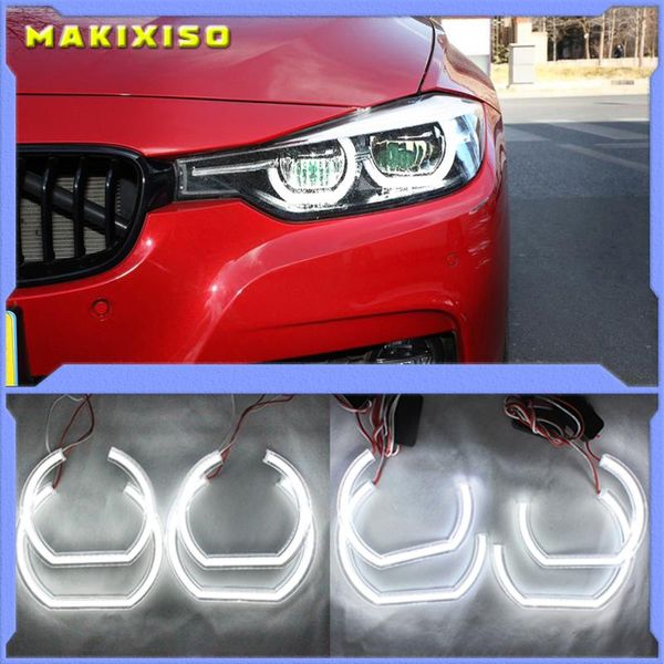 

other lighting system for 7 series e38 1995-2001 xenon headlight dtm m4 style ultra bright led angel eyes drl halo rings retrofit access