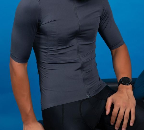 

racing jackets 2022 spexcel gray pro team aero short sleeve cycling jersey lightweight fully dyed fabric high color fastness, Black;red