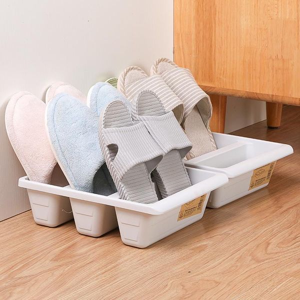 

shoe hanger home storage tools shoe box creative upright storage box plastic organizer dustproof holder for home