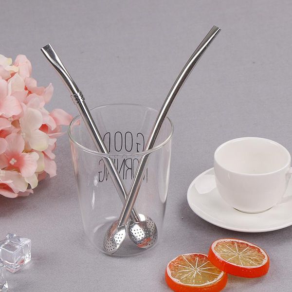 

drinking straws 1pc stainless steel straw filter handmade yerba mate tea bombilla gourd washable practiacl tool