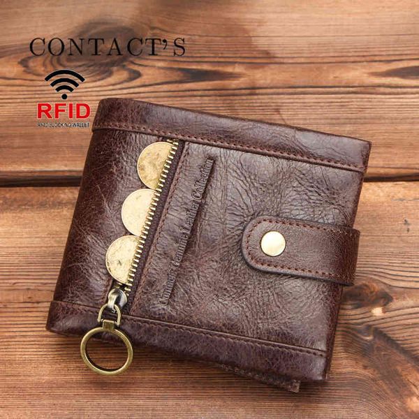 

wallet black angel rfid anti theft brush fashion men's cowhide, Red;black