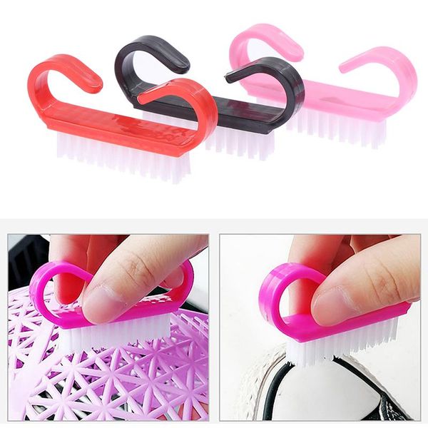 

nail brushes brush cleaning fingernail scrubbing manicure remove dust, Yellow