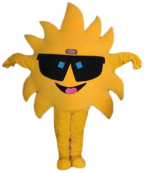 

sun sunflower mascot costumes halloween fancy party dress cartoon character carnival xmas easter advertising birthday party costume outfit, Red;yellow