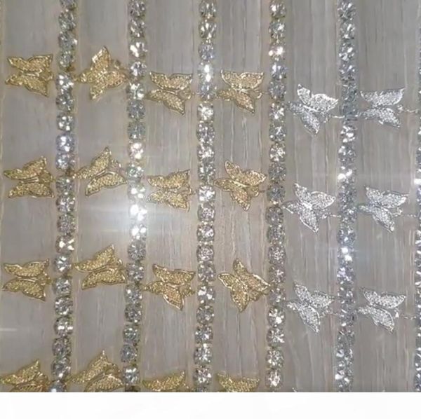 

hip hop fashion butterfly tennis chain anklets women 3a zircon brilliant 2020 jewelry, Red;blue