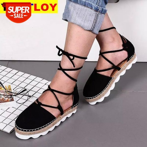 

new flop chaussures femme platform sandalia sandals women wedges shoes pumps high heels sandals summer gladiator sandaly #q07n, Black