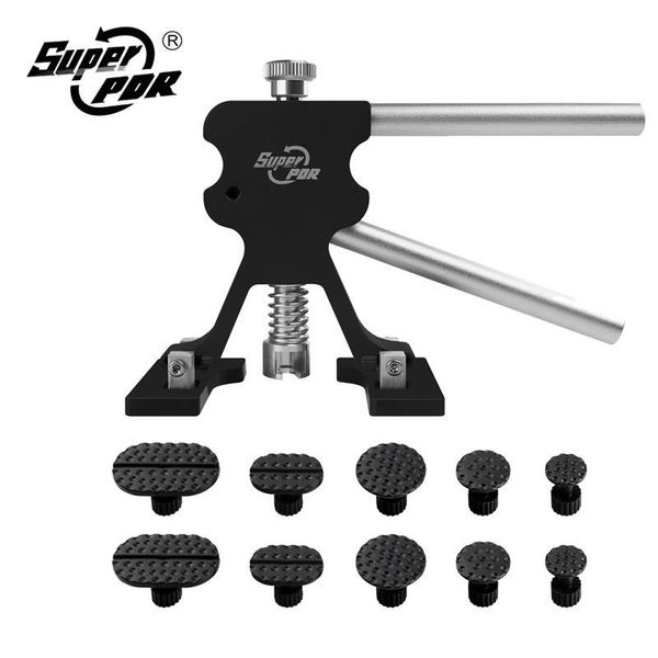 

professional hand tool sets super pdr tools car paintless dent repair black lifter glue gaskets fungus suction auto body hail removal herram