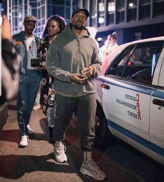 

men's tracksuits kanye season6 mens pants casual street hip-hop outdoor desinger men sports elastic to keep warm dh00, Gray